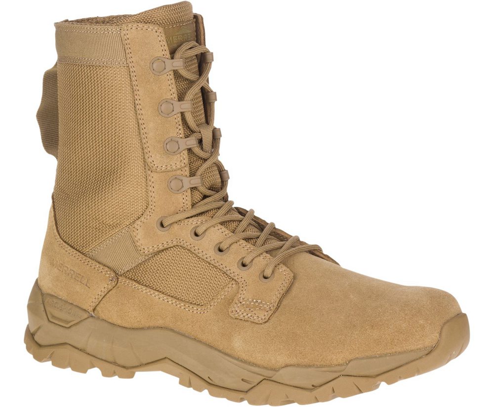 Merrell Boots Khaki - MQC 2 Tactical Wide Width - Womens 26PTZOGIU